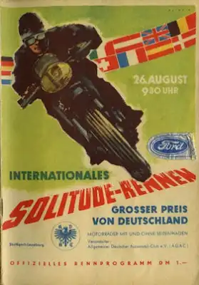 Programm Solitude 26.8.1951