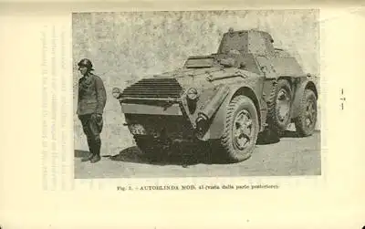 Bedienungsanleitung vom italienischen gepanzerten Wagen Nr. 41 1942