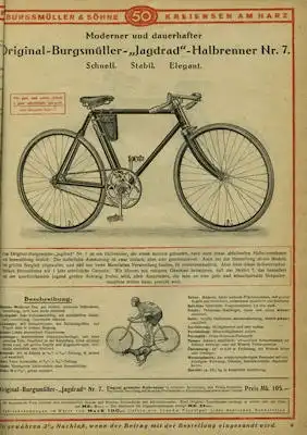 Jagdrad Katalog 1926