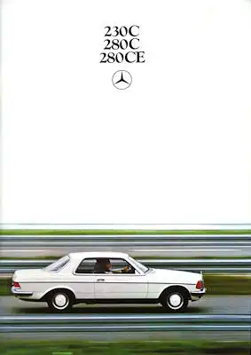 Mercedes-Benz 230C 280C 280CE Prospekt 1977