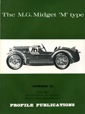 M.G. Midget M Type Profile Publications No. 45