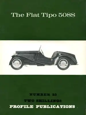 Fiat Tipo 508 S Profile Publications No. 23