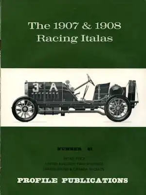 Itala Racing 1907-1908 Profile Publications No. 61