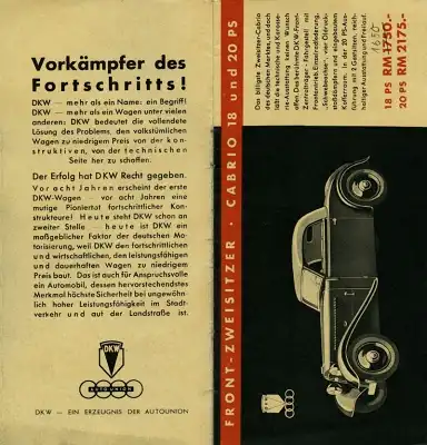 DKW Pkw Programm 4.1936
