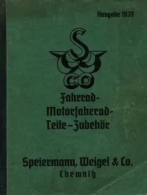 Speiermann & Weigel Zubehör Katalog 1939
