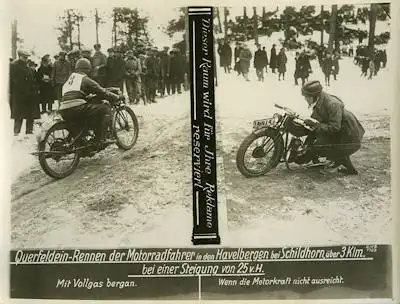 Foto Motorradsport in Berlin 1920er Jahre