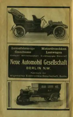 Küster Das Automobil und seine Behandlung 1905