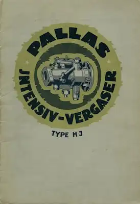 Pallas Vergaser HJ 7.1927