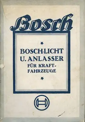 Bosch Licht und Anlasser 9.1930