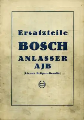 Bosch Anlasser AJB Ersatzteilliste 7.1935