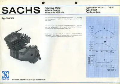 Sachs 80 SA Typblatt 1981