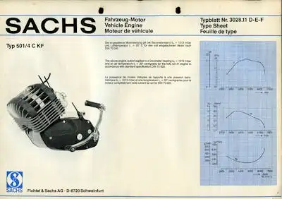 Sachs 501/4 C KF Typblatt 1980