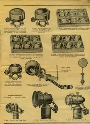 Siecke & Schulz Illustrierte Preisliste über Fahrrad-Material 1929