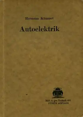 Kümmet, Hermann Auto-Elektrik 1942