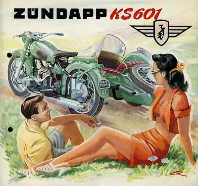 Zündapp KS 601 Prospekt ca. 1951