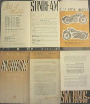 Sunbeam Programm 1939