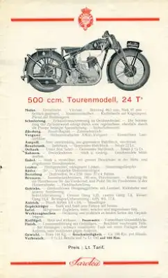 Sarolea Programm 1932