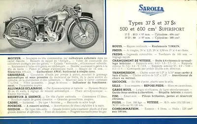 Sarolea Programm 1937