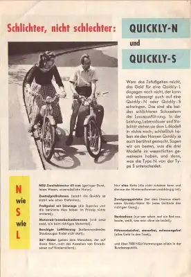 NSU Quickly L Prospekt 1.1957