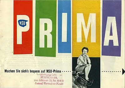 NSU Prima Prospekt 4.1956