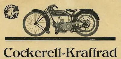 Cockerell 2 PS Kraftrad Prospekt ca. 1924