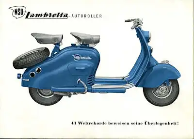 NSU Lambretta Prospekt 3.1950