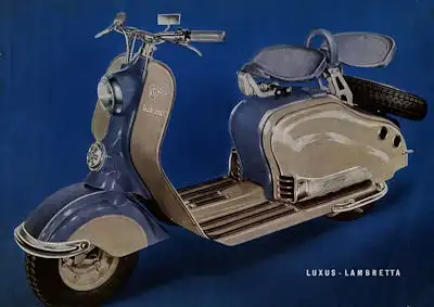 NSU Lambretta Roller Prospekt 3.1952