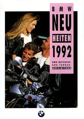 BMW NEUheiten 1992 Prospekt