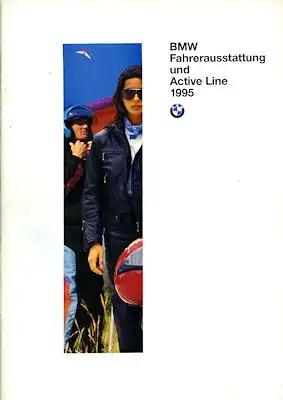 BMW Fahrerausstattung u. Active Line Prospekt 1995