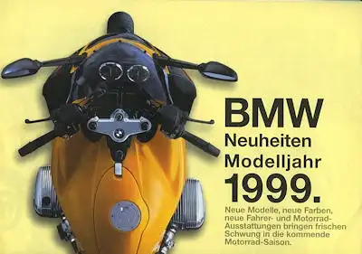 BMW Neuheiten `99 Prospekt