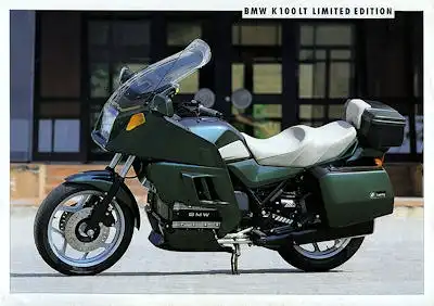 BMW K 100 LT Limited Edition Prospekt 1991