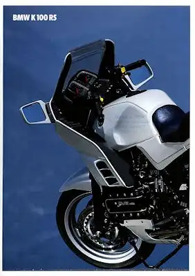 BMW K 100 RS Prospekt 1990