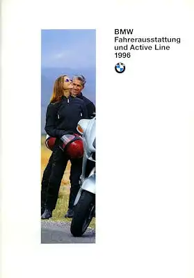 BMW Fahrerausstattung und Active Line Prospekt 1996