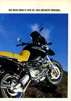 BMW Die neue R 1100 GS Prospekt 1994