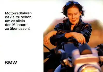 BMW Frauen Prospekt 1997
