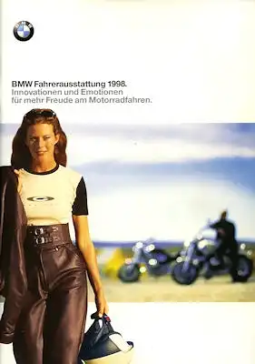 BMW Fahrerausstattung Prospekt 1998