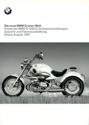 BMW R 1200 C Preisliste 1998