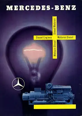 Mercedes-Benz Stationär Diesel Motoren Programm 1954