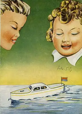 Puff-Paff Modell-Motorboote Programm 1952