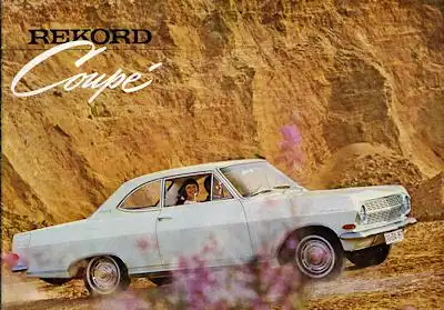 Opel Rekord A Coupe Prospekt 11.1964