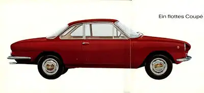 NSU-Fiat Coupé 1500 TS Prospekt ca. 1964