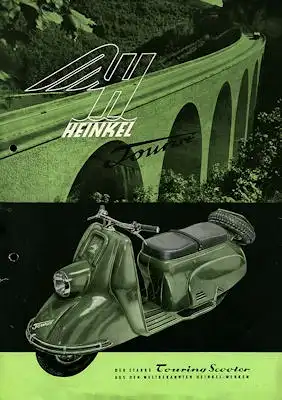 Heinkel Tourist 149 ccm Prospekt 1953