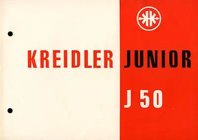 Kreidler Junior J 50 Prospekt 12.1953