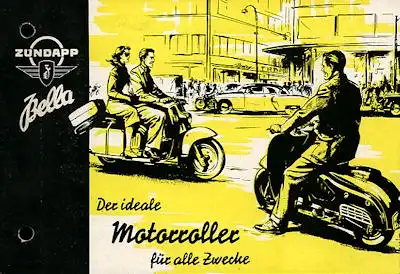 Zündapp Bella 150ccm Prospekt 1953