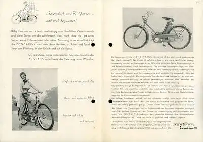 Zündapp Combinette Prospekt 1954