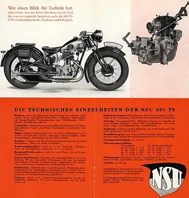 NSU 601 / TS Prospekt 1939
