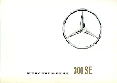 Mercedes-Benz 300 SE Prospekt 7.1961