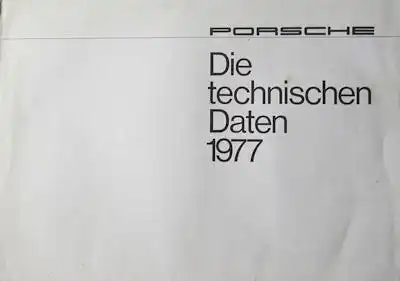 Porsche 911 Prospekt 1977