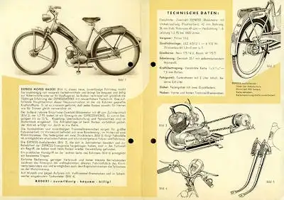 Express Radexi Prospekt 1950er Jahre