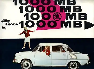 Skoda 1000 MB Prospekt 1964